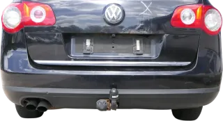 VW Passat 3C Kombi Stoßstange hinten Heckstoßstange schwarz LC9X Stoßfänger - Bild 1