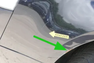 VW Passat 3C Kotflügel vorne links rot LY3D - Bild 2