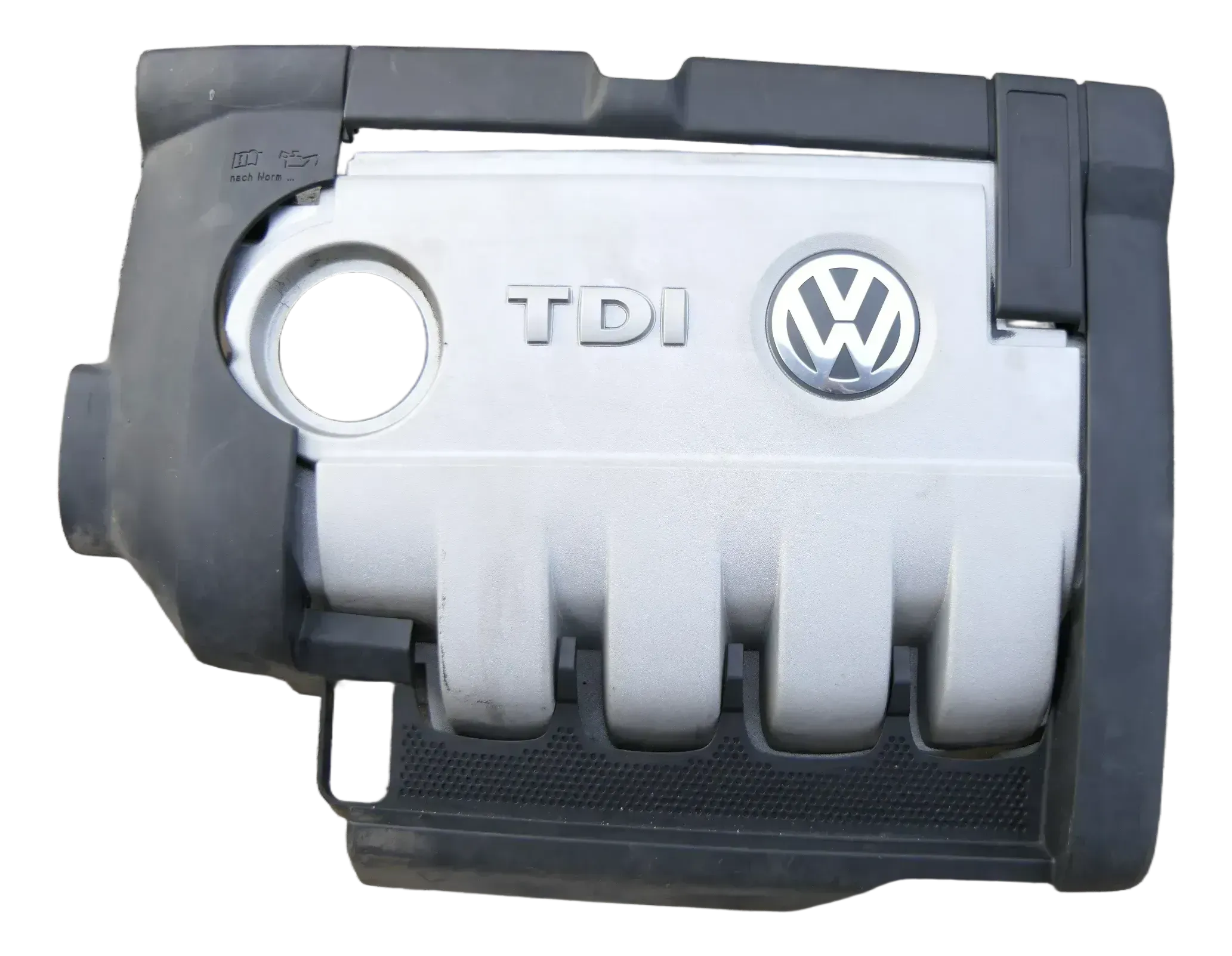 Golf 5 Motorabdeckung Abdeckung Motor Blende 2.0 TDI 03G103967 BMM BLS Diesel - Bild 1