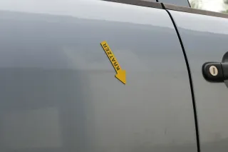 Skoda Fabia 6Y Limousine Schrägheck Tür hinten rechts grau silber LF7U diamantsi - Bild 2