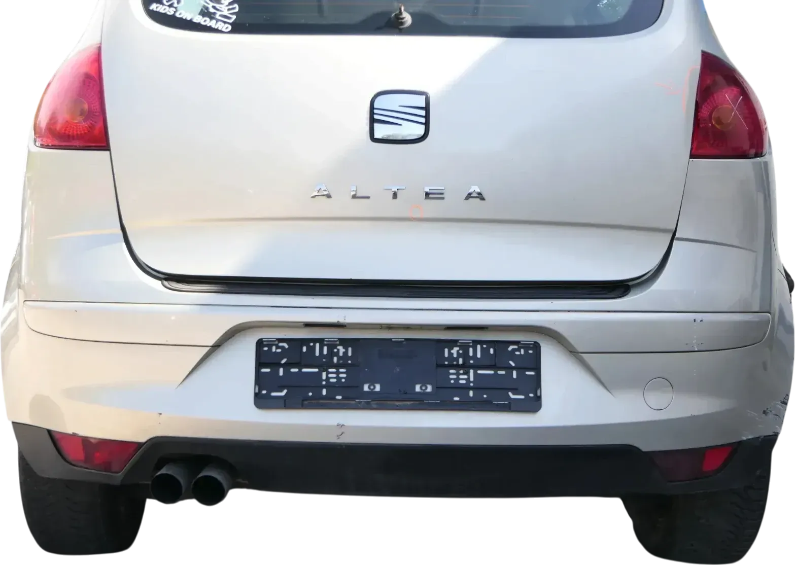 Seat Altea 5P Stoßstange hinten Heckstoßstange Stoßfänger gelb beige LS1R - Bild 1