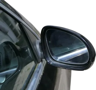 VW Passat 3C elektrischer Spiegel Außenspiegel rechts m.Glas Blinke schwarz LC9X - Bild 5