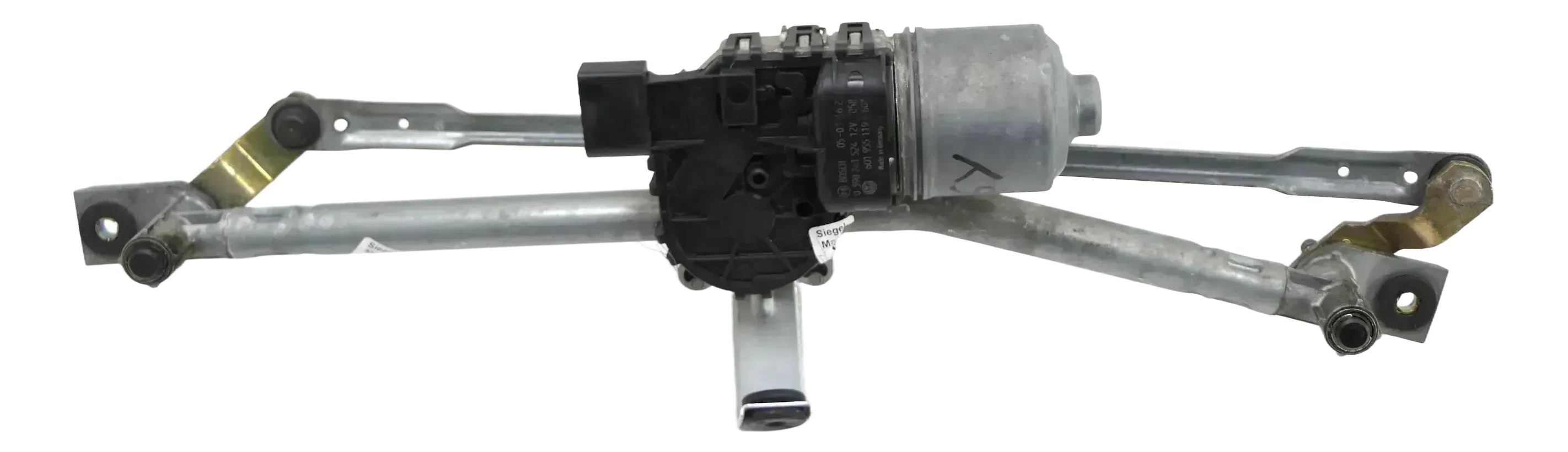 Skoda Fabia Wischermotor Motor Scheibenwischer vorne Gestänge Aufnahme 6Y1955023 - Bild 1