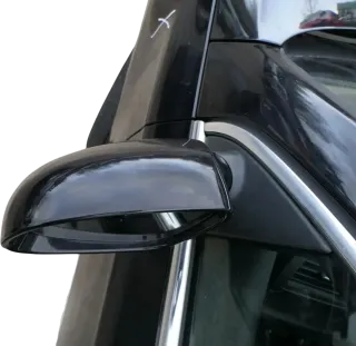 Passat 3C elektrischer Spiegel Außenspiegel links mit Glas Blinke schwarz LC9X - Bild 5
