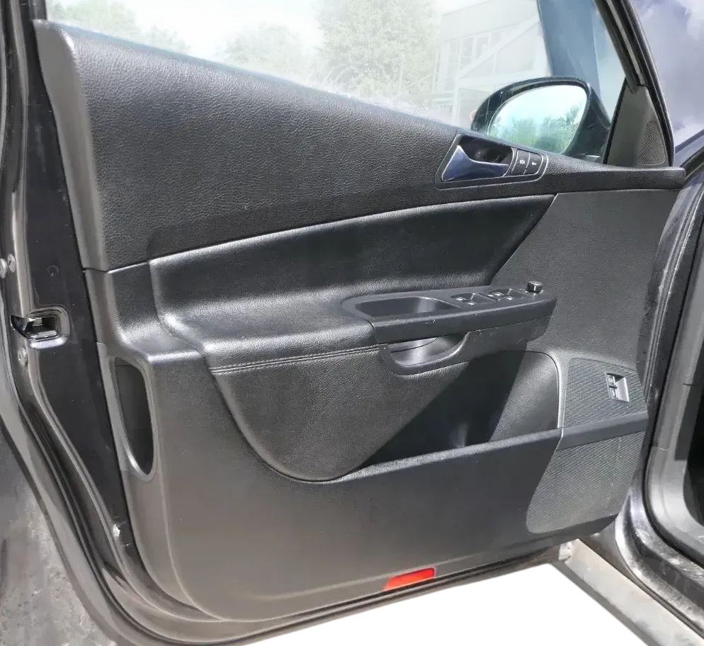 VW Passat 3C Variant Türverkleidung Verkleidung Tür vorne links schwarz Leder - Bild 1