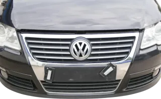 VW Passat 3C Kombi Stoßstange vorne Stoßfänger schwarz LC9X +Grill - Bild 11
