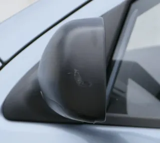 Skoda Fabia 6Y mechanischer Spiegel Außenspiegel links schwarz Glas manuell - Bild 2