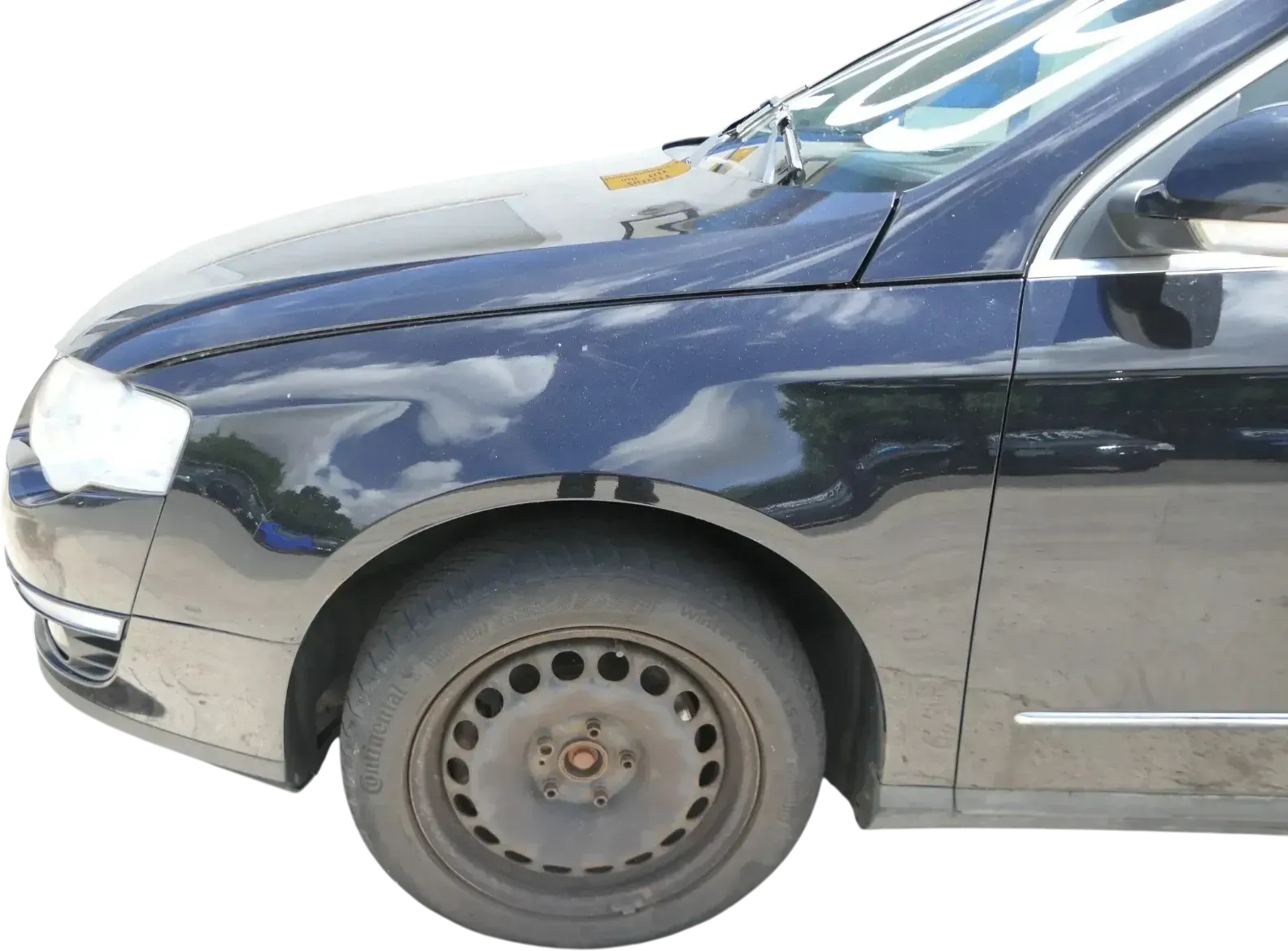 VW Passat 3C Kotflügel vorne links rot LY3D - Bild 1