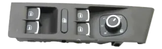 VW Passat 3C B7 Schalter elektrische Fensterheber 3C1867171B 4 Fach links braun - Bild 1