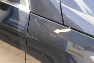 VW Passat 3C Kotflügel vorne rechts blau grau LC5F 3C0821022 - Bild 4