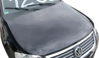 VW Passat 3C Motorhaube Klappe vorne vorn Haube schwarz LC9X deepblack - Bild 3