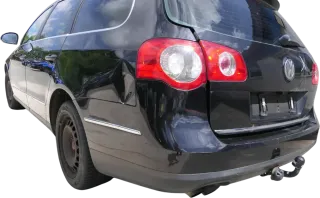 VW Passat 3C Kombi Stoßstange hinten Heckstoßstange schwarz LC9X Stoßfänger - Bild 8