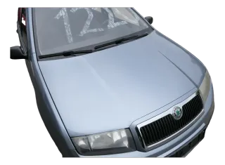 Skoda Fabia 6Y Motorhaube Klappe vorne grau LF7U vorn  (OHNEgrill!) - Bild 3