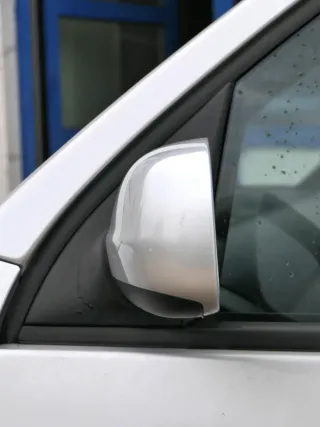 VW Lupo Arosa elektrischer Spiegel Außenspiegel links silber LS7N grau + Glas - Bild 2