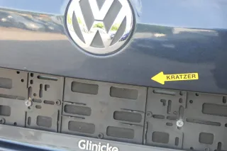 VW Golf Plus 5M Heckklappe hinten Kofferraumklappe + Scheibe blau grau LC5F - Bild 6