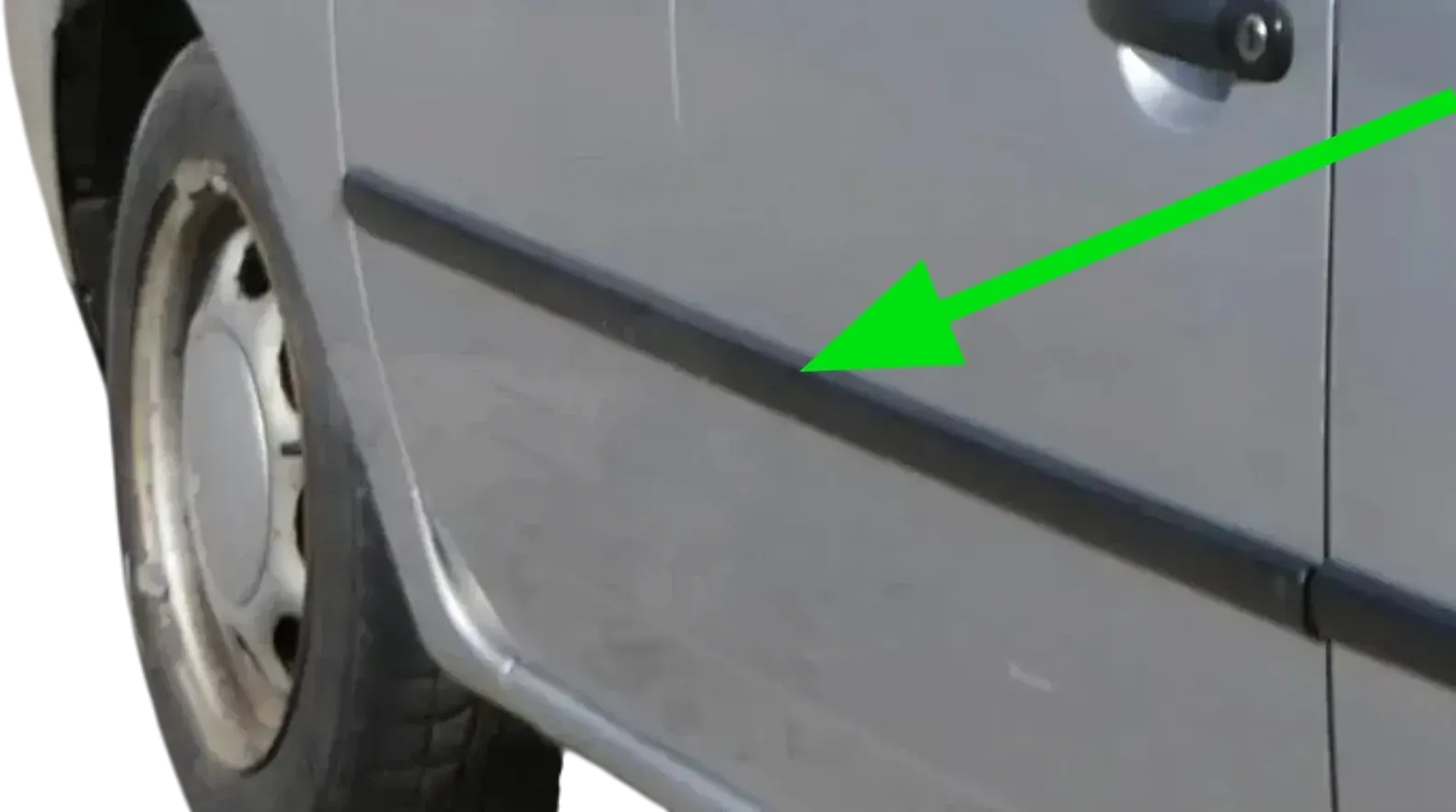 Lupo NUR Zierleiste Leiste Abdeckung Tür vorne links schwarz - Bild 1