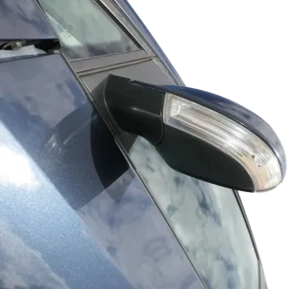 VW Golf 5+6 5M1 Plus elektrischer Spiegel Außenspiegel links blau LC5F Glas - Bild 5