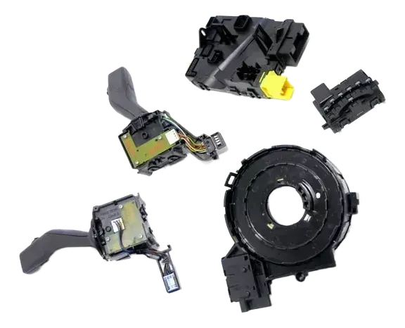 Set - Golf 5 1K Lenkstockschalter Modul Schleifring Lenkstockmodul Tempomat - Bild 1