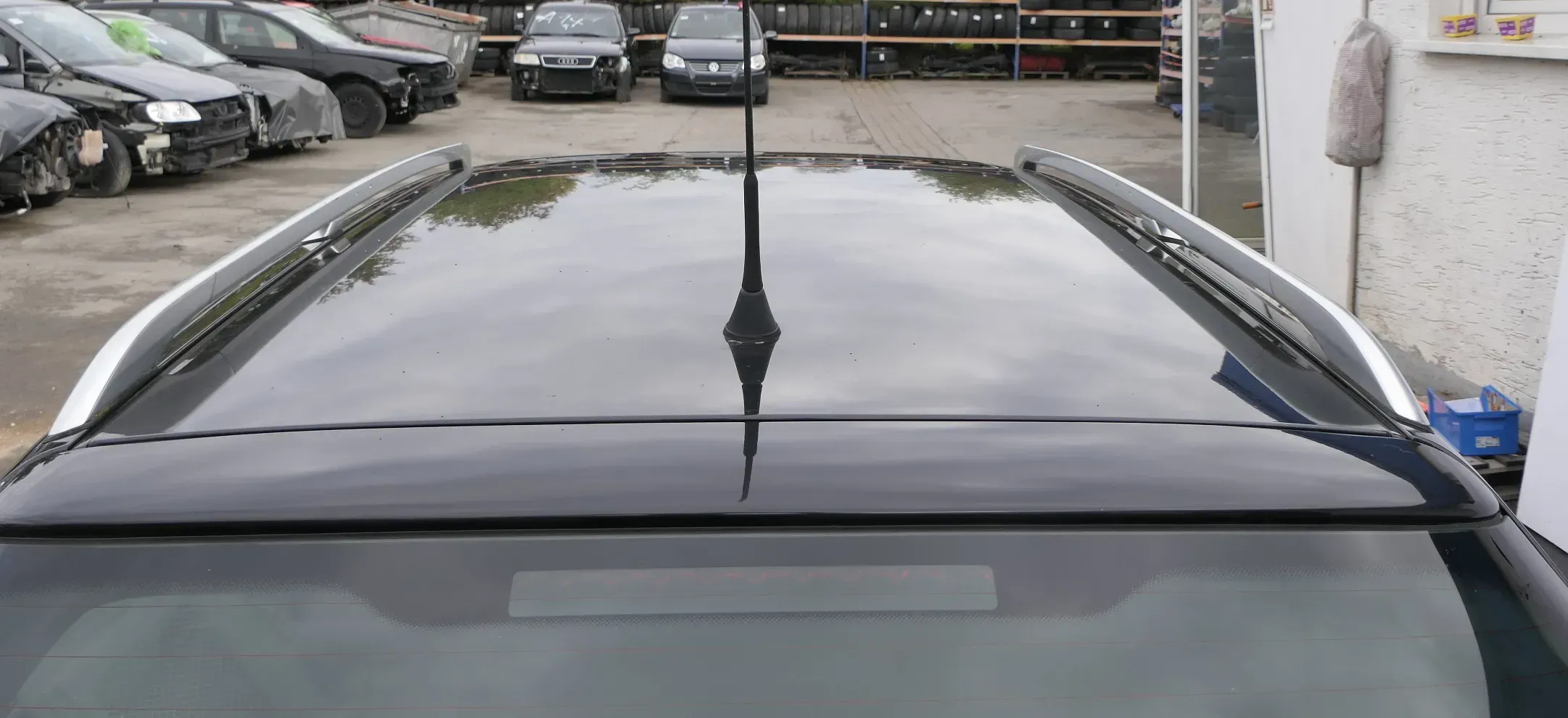 Audi A4 B5 Dachreling Reling Dach beide rechts und links Reeling chrom silber g - Bild 1