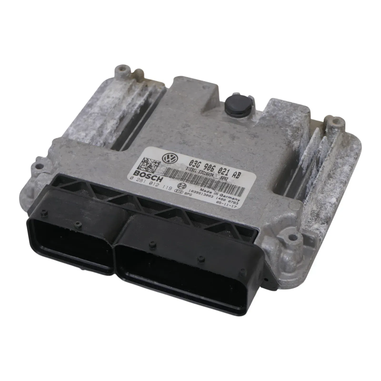 VW Passat 3C Steuergerät 2,0l 103kw 140PS 103PS BMP Motor 03G906021AB - Bild 1