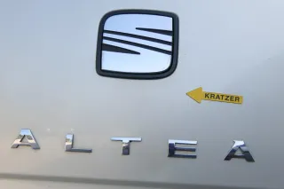 Seat Altea 5P Heckklappe mit Scheibe Klappe hinten gelb beige LS1R Kofferraumkla - Bild 8