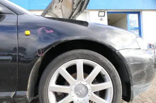 Audi A3 8L Kotflügel vorne rechts schwarz LY9B - Bild 8