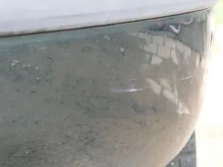 Skoda Fabia 6Y Schrägheck Stoßstange hinten Heckstoßstange grün LF8C - Bild 8