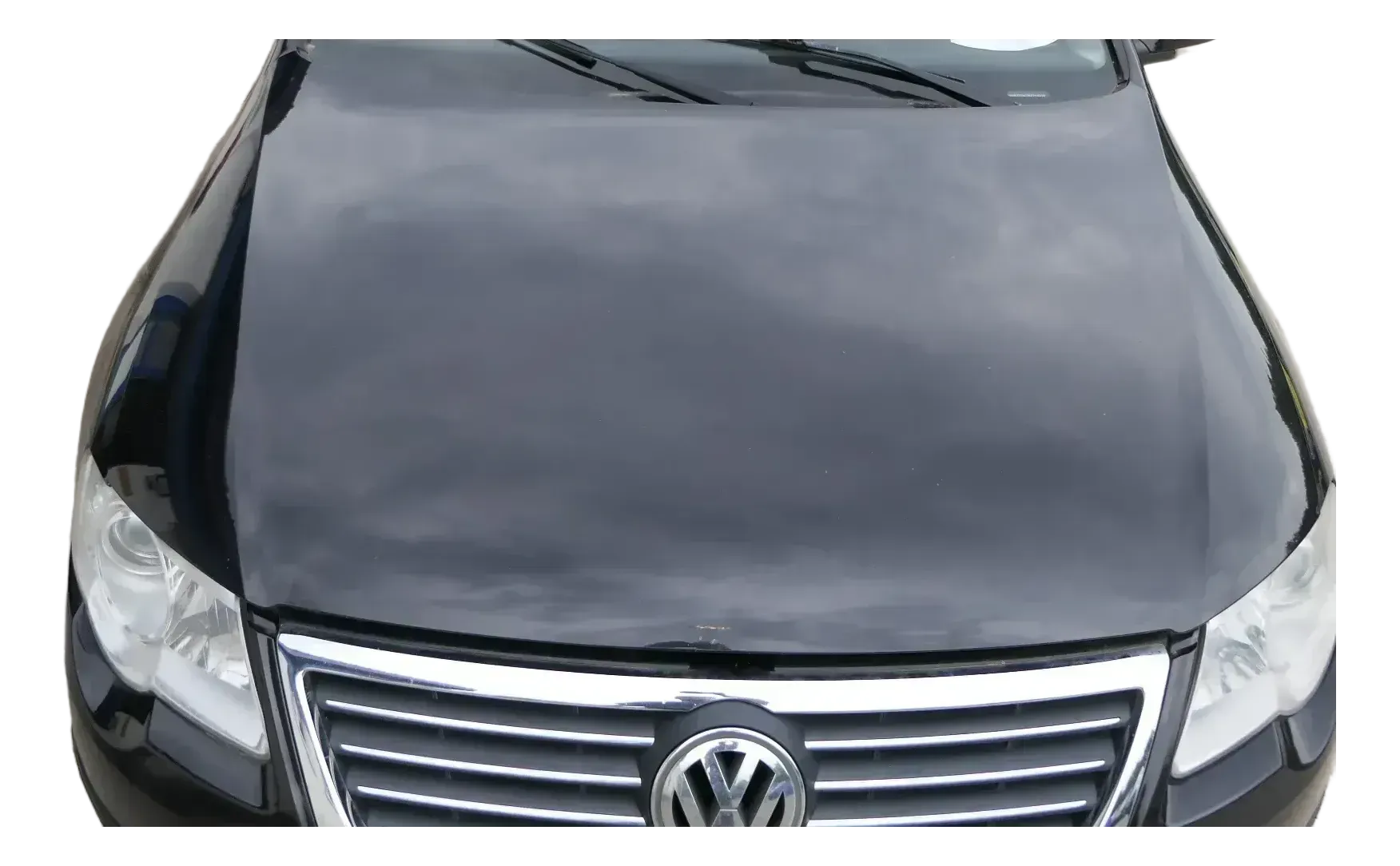 VW Passat 3C Motorhaube Klappe vorne vorn Haube schwarz LC9X deepblack - Bild 1