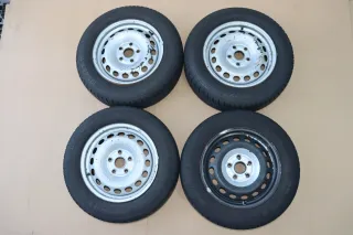 VW Golf Touran Sommerreifen Reifen Felgen 195/65 R15 91H Caddy    4-8mm - Bild 1
