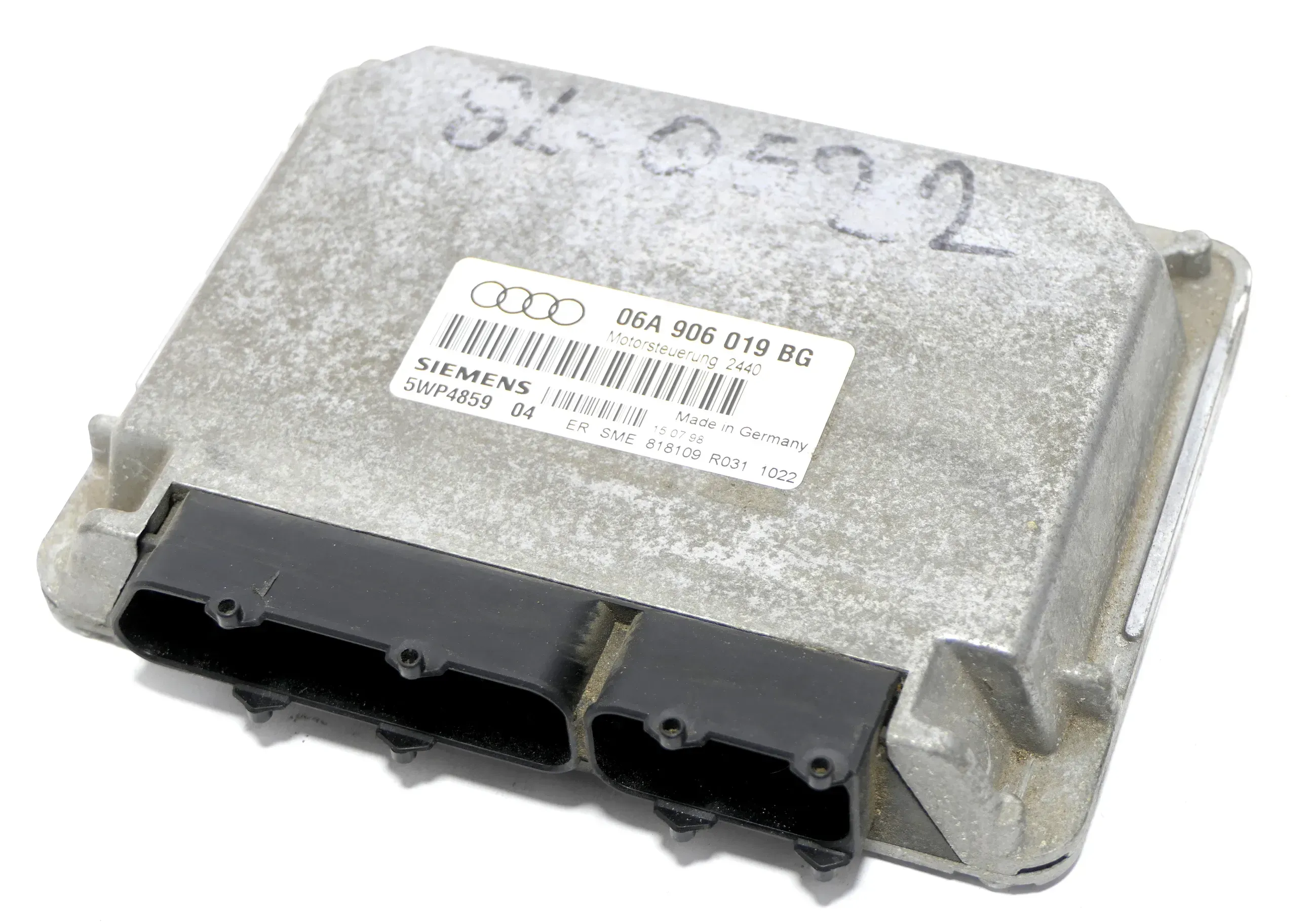 Audi A3 8L Steuergerät 1,6 74kw 06A906019BG AKL AEH Motor Motorsteuergerät - Bild 1