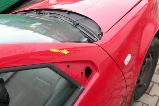 VW Golf 4 Bora Tür vorne rechts Beifahrertür 4/5-Türer+Kombi Variant rot LY3D - Bild 5