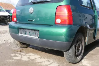 VW Lupo Stoßstange hinten Heckstoßstange Stoßfänger grün LA6N - Bild 3