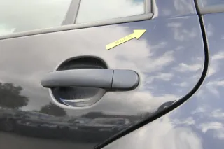 VW Golf 4 Bora Tür hinten links nur Kombi / Variant schwarz LC9Z - Bild 6