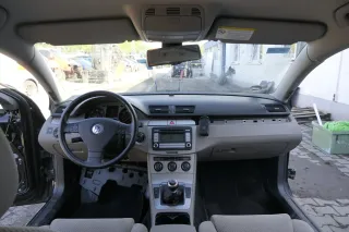 Passat 3C Mittelkonsole Verkleidung Radio Klappe Abdeckung Dekor silber edelstah - Bild 4