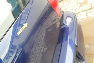 Polo 6N2 Heckklappe Klappe hinten Kofferraumklappe blau LB5N Scheibe - Bild 5