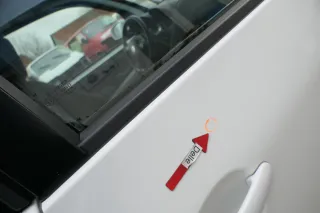 VW Lupo Seat Arosa Tür vorne rechts Beifahrertür weiß LB9A (mechanischerFenst - Bild 2