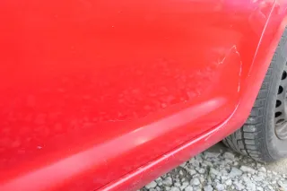 VW Touran 1T Tür hinten links rot LY3D mit Scheibe, sonst OHNE Anbauteile - Bild 5