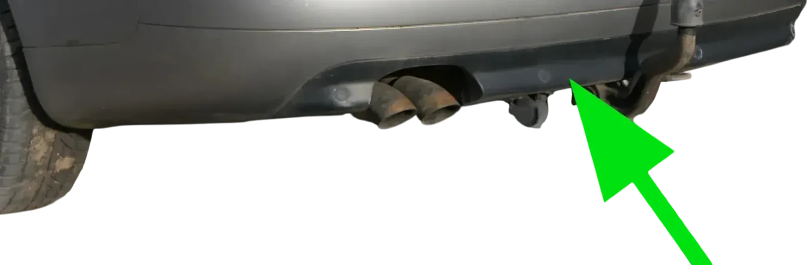 Audi A6 4B Kombi Avant Stoßstange hinten Heckstoßstange schwarz nur Spoiler +PDC - Bild 1