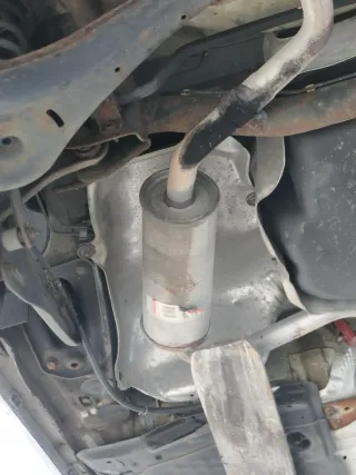 VW Golf 5 V 1K Auspuff Endschalldämpfer hinten 1,4 BKG Motor BLN FSI Mittelschal - Bild 4