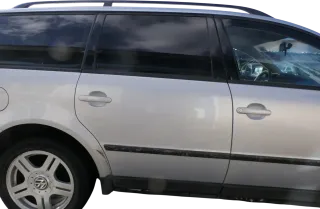 VW Passat 3B 3BG 3B6 Kombi Avant Tür hinten rechts mit Scheibe grau silber LB7Z - Bild 1