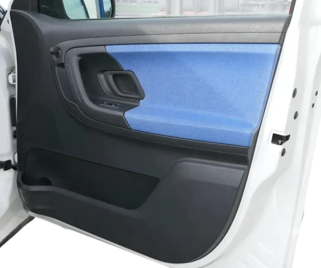 1x Skoda Fabia 5J Türverkleidung Verkleidung Tür vorne rechts blau Öffner - Bild 1
