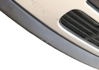 Polo 6N Stoßstange vorne breite Styling XXL Frontstoßstange silber LB7Z +Gitter - Bild 2