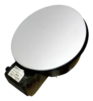VW Polo 9N3 9N Tankdeckel Klappe Tankklappe Deckel Tank silber LA7W - Bild 1