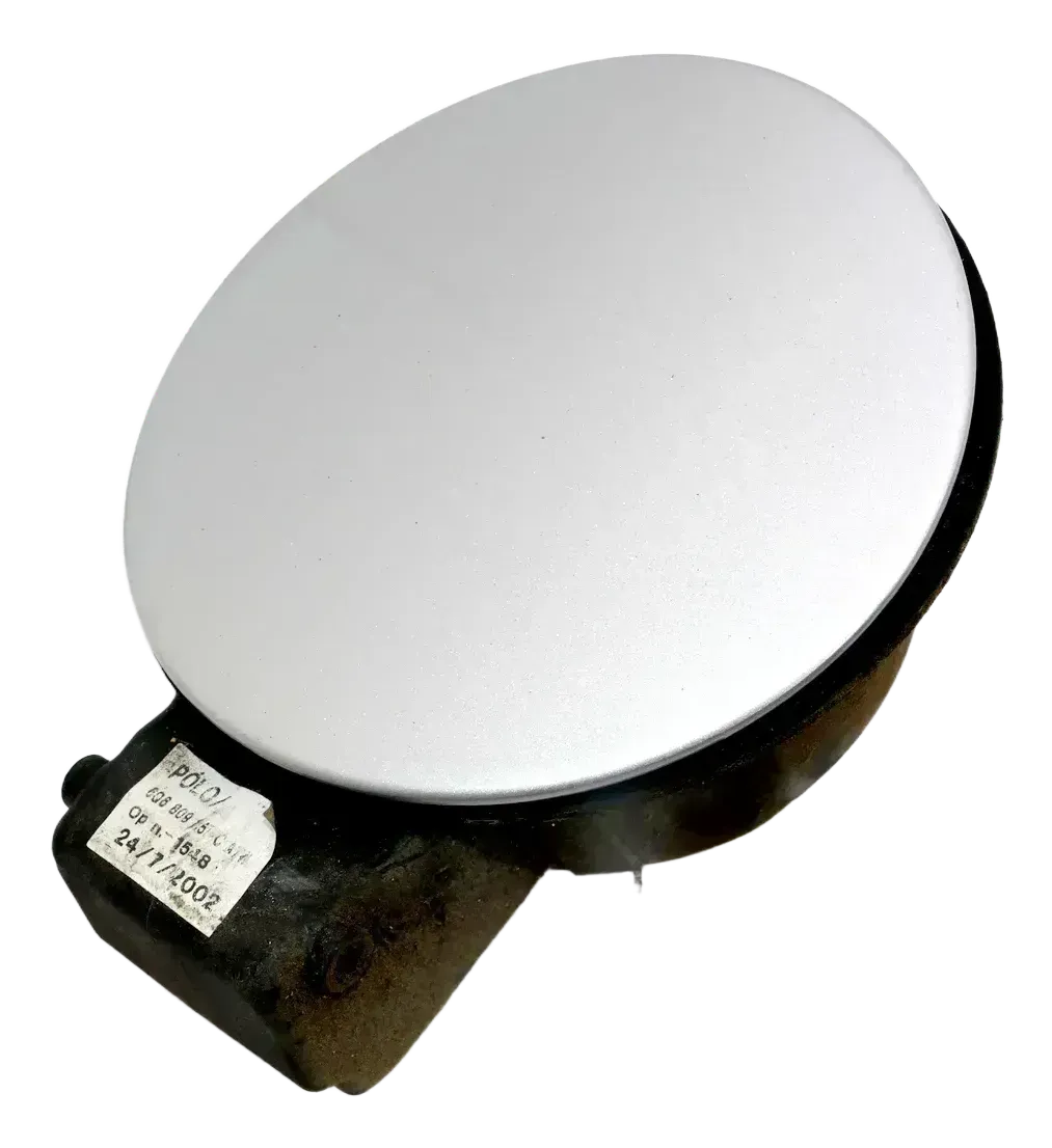 VW Polo 9N3 9N Tankdeckel Klappe Tankklappe Deckel Tank silber LA7W - Bild 1
