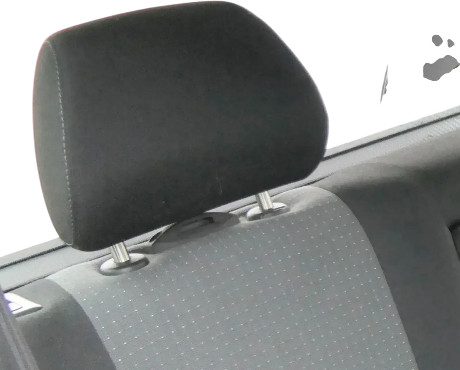 1x VW Golf 4 Bora Kopfstütze hinten weiße Nähte schwarz rechts oder links - Bild 1