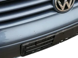 VW Golf 4 Stoßstange vorne Frontstoßstange Stoßfänger blau LD5X SWR -ohne Kappen - Bild 3