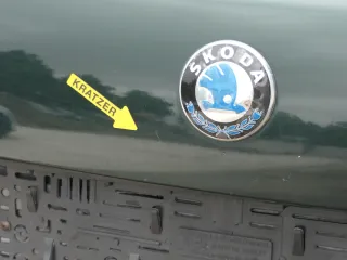 Fabia 6Y6 Schrägheck Heckklappe Kofferraumklappe hinten grün LF8T Scheibe - Bild 5