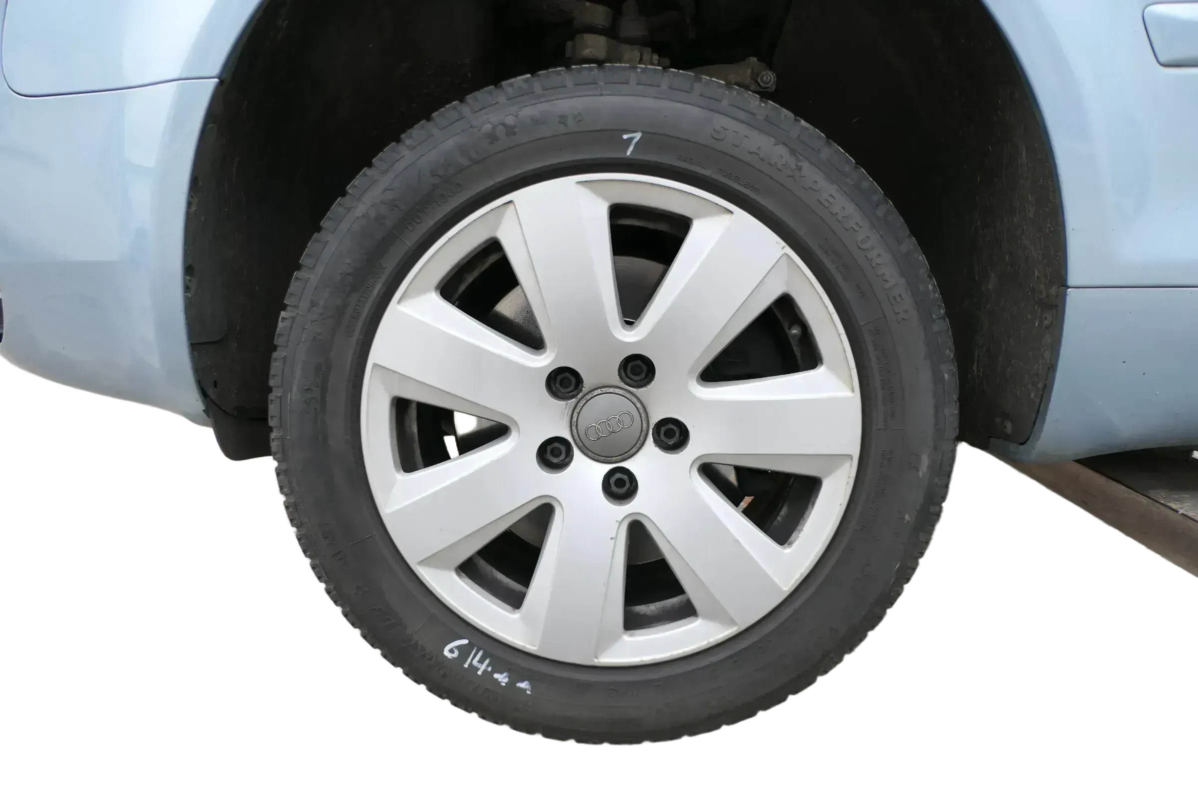 A6 4F TT Alufelgen Winterreifen Reifen Felgen 215/55 R16 97V 4F0601025AJ 4-6mm - Bild 1