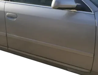 Audi A6 4B C5 Tür nur Türblatt vorne rechts Beifahrertür silber LY7W grau - Bild 3