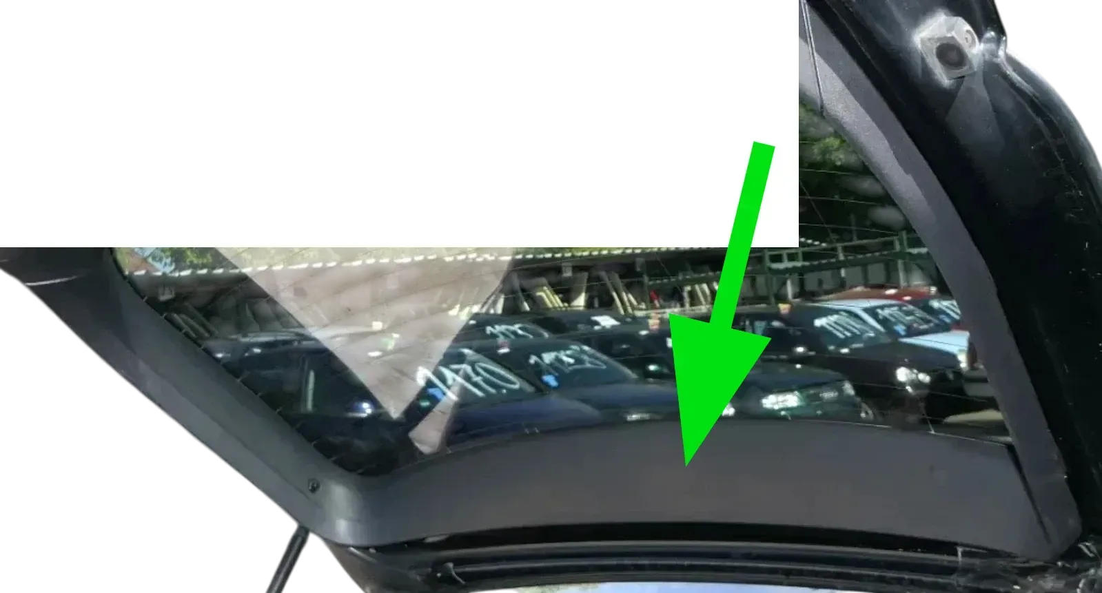 A3 8PA 4/5-Türer Abdeckung Verkleidung Kofferraum hinten Heckklappe Oben schwarz - Bild 1